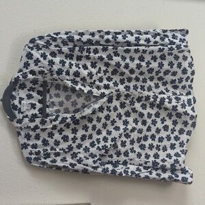 J Crew medium button down cotton blouse